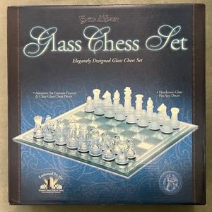 Classic Glass Chess Set